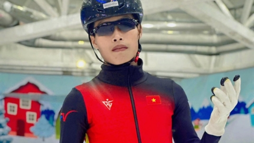 Lap represents Vietnam at Asian Winter Games’ short track speed skating